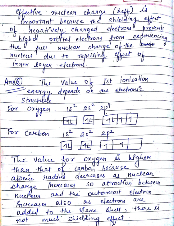eehve nudear (Pmportant because th shieldling ef ehargs prevents hegatvely highe obtal eleerons trom e huclear change of the
