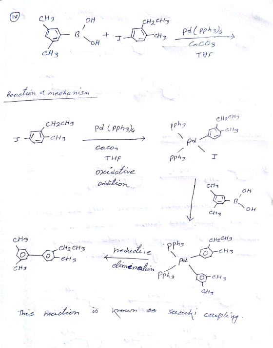IV CH3 CH2CH3 pd (pphss он Caco3 CH3 THE Reaeton meeha nism CHаенз CH2CHS pph3 Pd (Pph3) -cH3 CH3 Pel Co.cos THF PPh3 ocidati