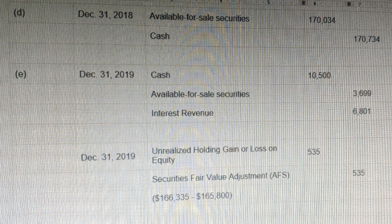 Dec. 31, 2018 Available-for-sale securities 170,034 Cash 170,734 Dec 31, 2019 Cash Available-for-sale securities Interest Rev