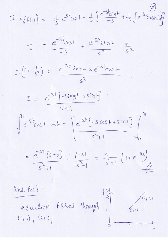 estsint I = 22 6 (H)} = est cost Seslestad S -s -st cost -sh sinh H - I -s s -st. e 111+ sinfase Steast S2 52 I= est [-spoke