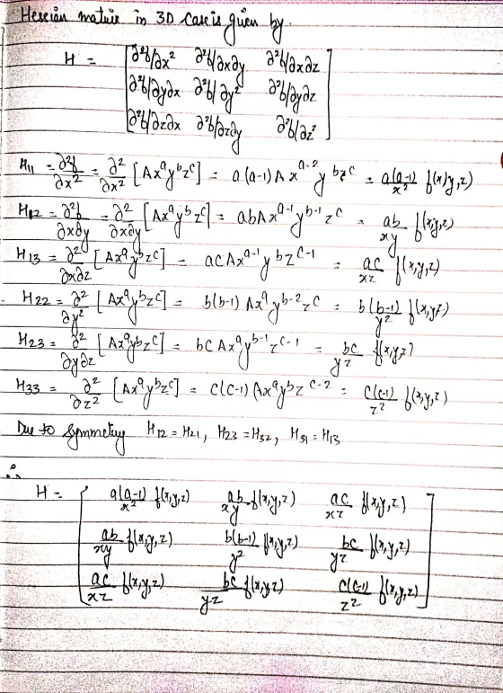 Hesian mature in 3D case is guen H = 2 Haxaz 186/2x² polaydx dollage Hanay pl/dLox aborty ablayaz Oblaz Hii = 22 2² a-2 ax² d
