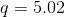q=5.02