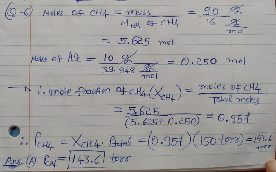 mol =5.625 mol -0,250 mel 3.9. 948 mo ニ5625 (5.625+0.「50 0.95 cihe- X CH4.fatal e(0.g며)(150tory)=14.4 CH