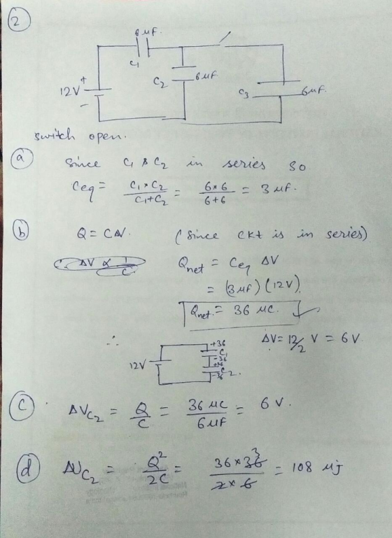2 12 V Sce e Ckt is in series) +36 363 108 J 2X6 2 C