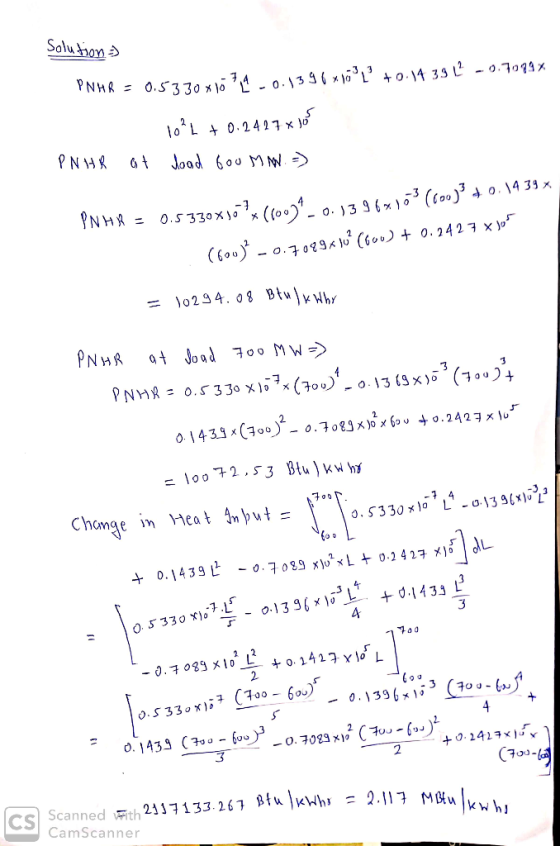 Solution) PNHR = 0.5 330 x0,4 0.139611 +0:14 33 L -0.7099x 10²L + 0.2427 x 10 load bou M NN. =) PNHR at PNHX = 0.5330x50 ?x (