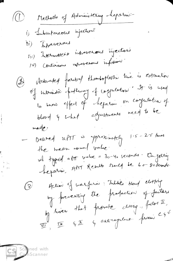 © Methoels of Administering heperin: is Subcutaneous injection? ti) Камелала hi) Intermettend intravenous injections 1) Conte