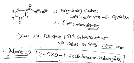 ro No =) longchain Calban A with cyclic sing-6-Cyclohex -) Eco Casbesloten 720a) u Keto galp & ait u substituent at 3rd Cauba