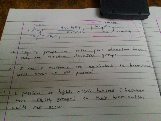 Br₂, FeBrz Bromination (H₂ CH₂ - 6H₂CH₂ c | CH₂ CH₃ they are groupe are electron or tho, para directens becam donating groupt