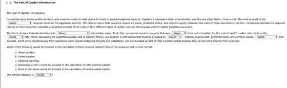 1. 1. The Cost of Capital: Introduction The Cost of Capital: Introduction Companies issue bonds, preferred stock, and common
