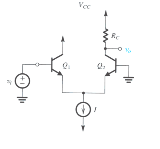 Vcc Rc Vo Q Q2 + Vi 1