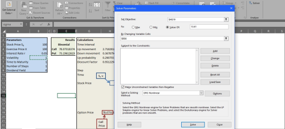 Group Flash Fill O Consolidate 2 Solver Show Queries Connections Clear EProperties From Table Solver Parameters Get External
