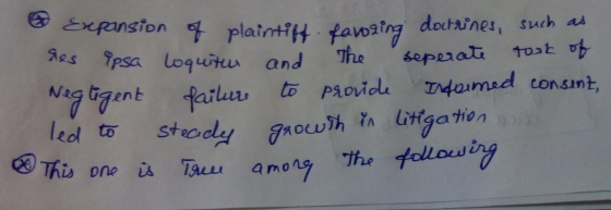 Expansion of plaintiff. favoring doctrines, such as stes ipsa loquiture and the seperate tork of Negligent failure to provide