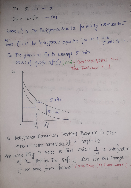 X2 = 5-100 0 I2 = 10-Jan - where CŮ is the indifference equation for utility at equal to 5 and is the indifference equation y