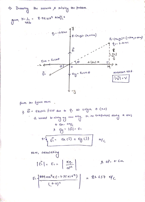 ל Dawn the scen ano/8 solvin the problem wen. K= ㅗ: 8.qqx109 Nmk2 Nctahan used il would bc alena t ax enlu, so, no Com Ponent atonq a axu タGA: ON No Caltulah 83. 657 Y 0 61 2