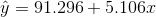 у = 91.296 5. 1062.