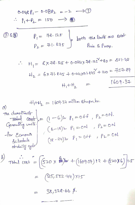 > 0 0.048P, -0.08P2 =-2 Pites = 150 g P2 = 71.875 6 both ) the limits are exist Pruun & pray. .: H= 8X78.125 +0.024 x 76.125