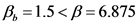 B. = 1.5<B=6.875
