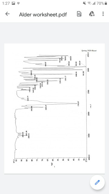 1:27 D 70%. © Alder worksheet.pdf + : Spa 1000 1900 3000