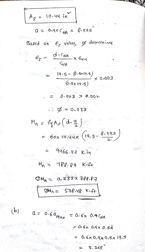 - 10.44 in Sated on Er value determine VA 0.5x t«.5) = 9466.44 K,in (b)a0.6a = 5.265