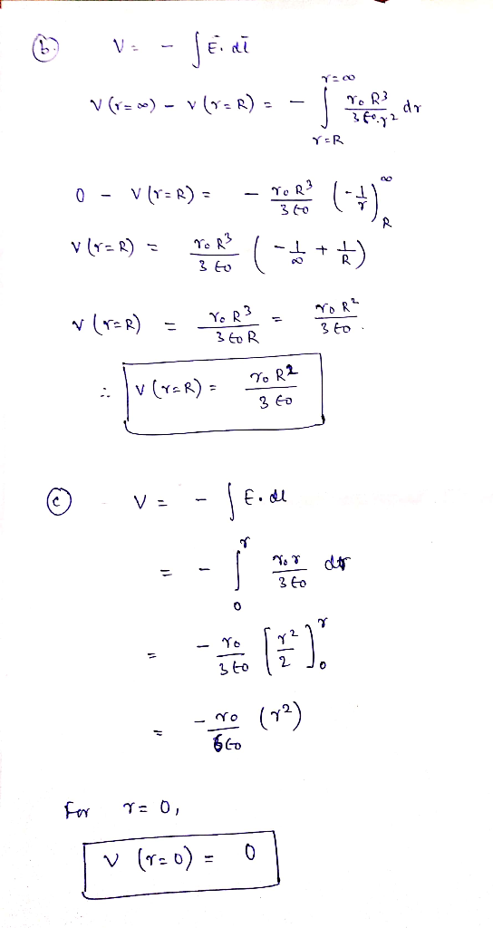 - 6 v. - Jeidi v (r= ») – v/=R) = - To R do 7:00 YER 0 - V15=R)= - 17. V (v=x) = hehe (***) v (v=R) - moderne on © Vz:- ff.de