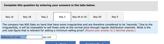 Complete this question by entering your answers in the tabs below. LLLLLLLLLLL LLLLLL Req 1A Req 1B Req 2 Req 3 Req 4A to 4C