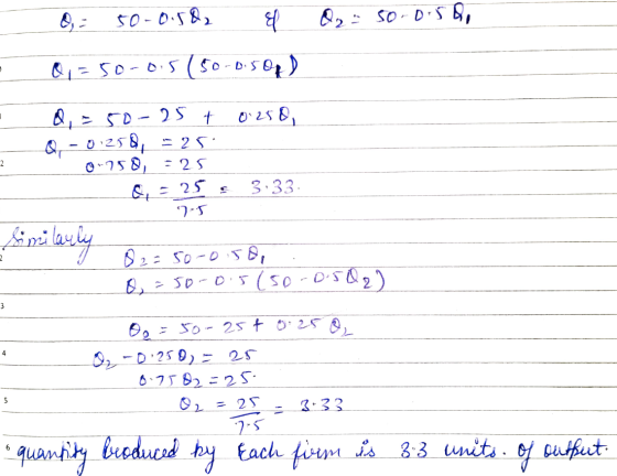 0, - 50-0.58, 4 02: 50-015, Q1=50-015 (50-0.50A) + 2. Q, =50-25 t 025 Q -0.25Q = 25 0758, =25 - 25 s 3:33 9.5 Similarly 02=50
