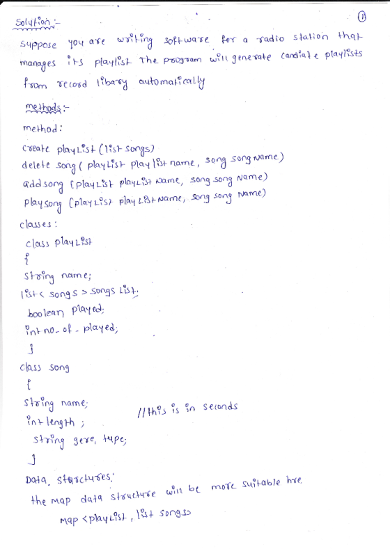suppose yoy are sotwase or a adio stalion thar me hods method cseate playLCt Songs) delele song ( payls pay 18t name, soa sor