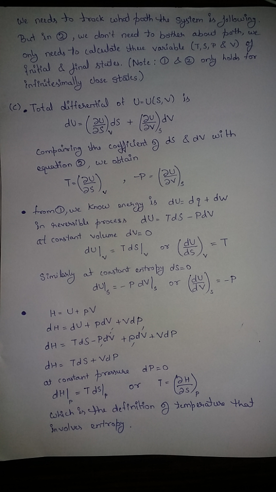 tde net uve onli needs o calcwade shue variable (,s, p & v) holds for tntinétesimally dase staks) Close Stales ov ompousin eq