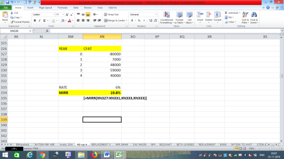 projects (Autosaved) (Autosaved) (Autosaved) - Microsoft Excel (Product Activation Failed) Data Review View Add-Ins File Home