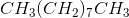 CH_3(CH_2)_7CH_3