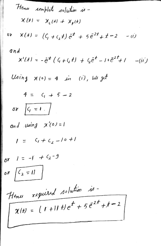or X(t) and and using χ〈0)=1 mu以