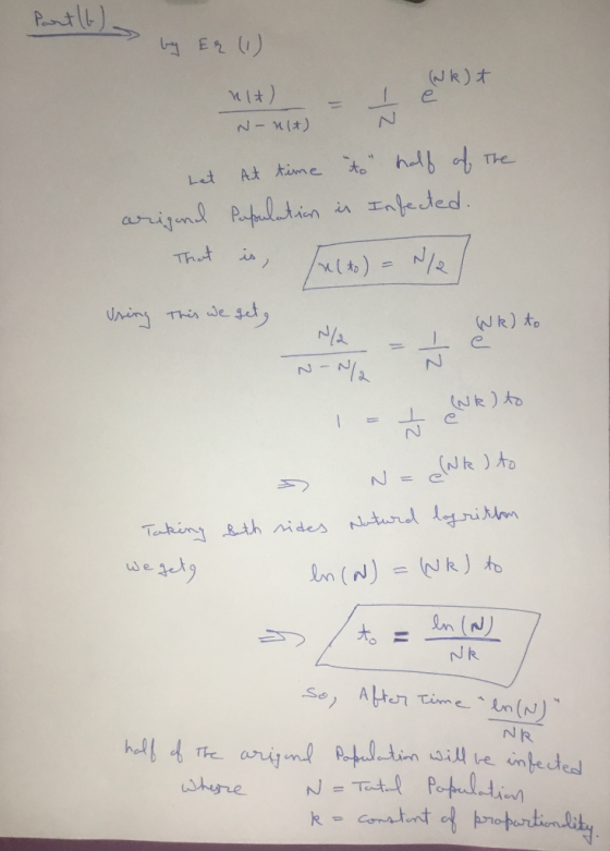 Pnt (Nk)t e N-MIt) At time to h Iafeded THe Let is arigml Paulution That is N/2 ning Ths we WR) to NR) Tebing&th nides Nturd