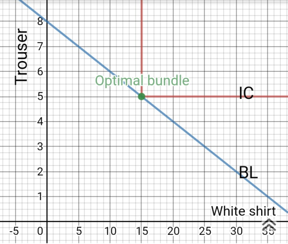 Trouser Optimal bundle NWAG00 BL -5 0 5 10 15 20 White shirt 25 30