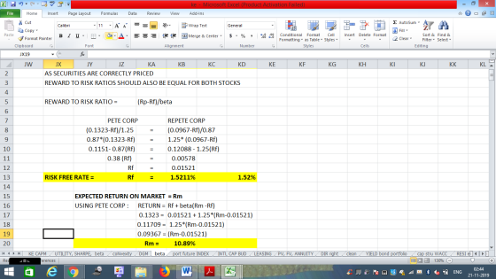 ke - Microsoft Excel (Product Activation Failed) Page Layout File Home Insert Formulas Data Review View Add-Ins Z AutoSum Cut
