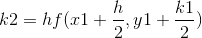 k2 = hf (01 + y +
