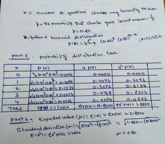 ot queytons clhates ma Carset ev=t an buex number The pbah that eharles que Casset awswer b=0.20 X-6alles binomial distibuton