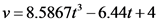 v=8.58671-6.441 +4