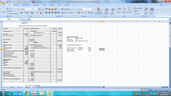 MASTER DATA.xlsx - Microsoft Excel Formulas Data Review View Acrobat 96.EA- Home Insert Page Layout * Cut Calibri La Copy i B