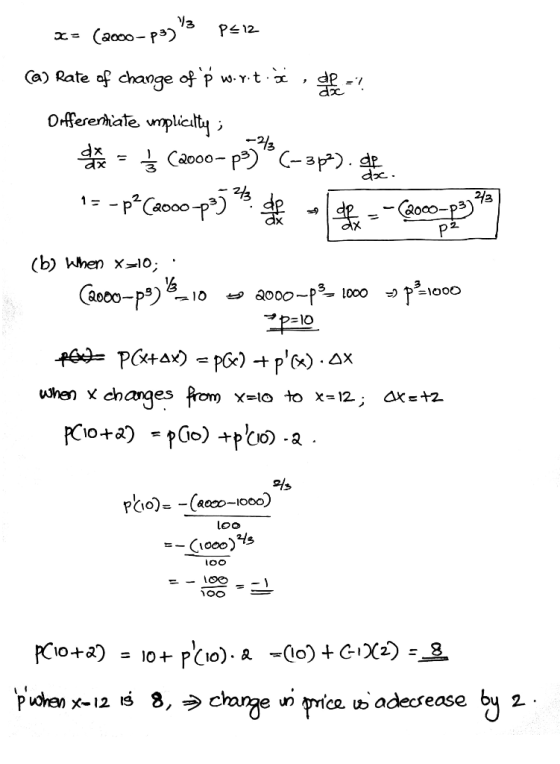 , CaNate of change ofp w.Y. t Offererhate plictu 灰 3 2 (b) When x>10 3 3 A000 chcarges from x-to uWhen X eU)флСО.lbadecrease