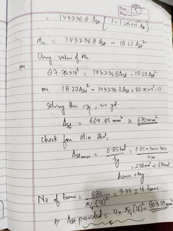 Date : emate Page no 14322768 Ass ( 1 - 1126 16 ng Mu - 143236.8 Ay 18.27 Ast Mu. Uring valine of mu 87.75 X 100 on 143236.8A