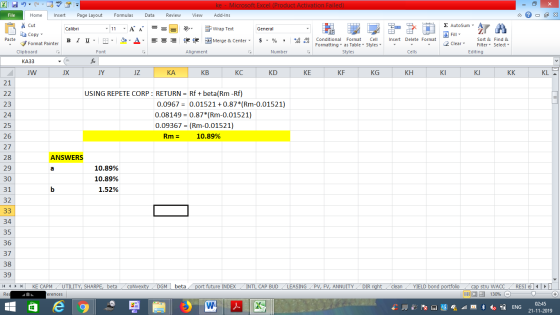 ke - Microsoft Excel (Product Activation Failed) Review File Home Insert Page Layout Formulas Data View Add-Ins Σ AutoSum - C