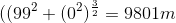 ((992 + (02)9801m