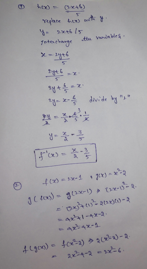 CD hex) = rephce her aith t ttu Variable 1mtes change 5 2ytG divide by 5 - JCtox)-gx-1) - - 4x1-42- Axt4X-4 17 २४-4-२ - 22-6