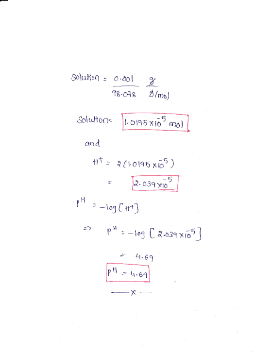 Solutiono 亏 and , 039 ΧΙΟ -log | tit 4-69