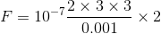 F = 10-74 10-72 x 3 x 3 0.001 - X2