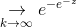 \underset{k\rightarrow \infty }{\rightarrow}e^{-e^{-z}}