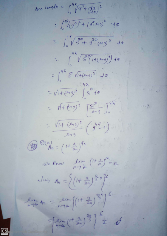 ya 2 Ave length 3² + (3. lns)? yo lov V got 900 (en)? do q (1+(299) 9 +0 44 Viffen3)2 10 ua - Vit (en)? vit 843)? 3 do 2 -7.9