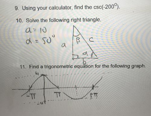 I am having trouble with these three problems that