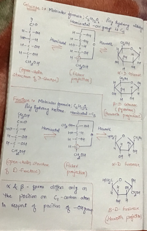 Glucose i Molecular formula; CH 12 . Poly hyebony aldehyd Hemiacetal -OH group is 5 Co H-ċ-04 - H-c-04 Hemiactal H-C-0H o Ham