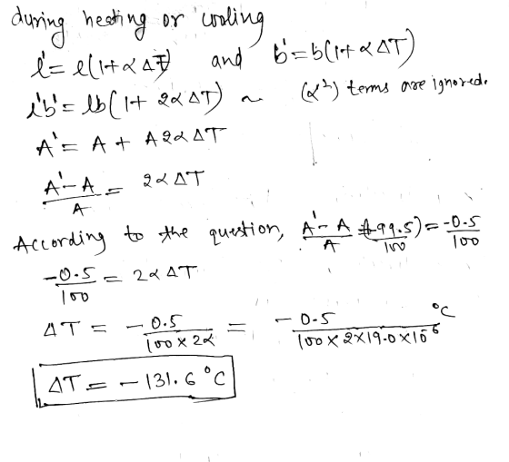 during heating or woling l= e(tant and b=bliHaAT) ibs eb( 1+ QUAT) a (1) terms are ignorede A= A + A 22AT AnA = 2K17 Accor